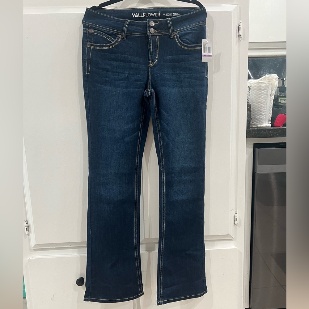 Wallflower size 11-long flared bottom jeans, BNWT!